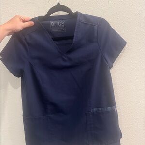 Figs Technical Collection Deep Blue Scrub Top